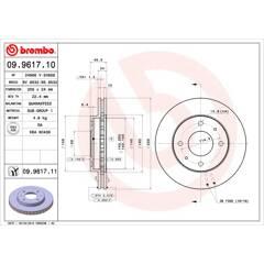 BREMBO Set van 2 remschijven 8020584016169 on Productcaster.