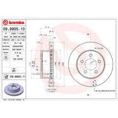 BREMBO Set van 2 remschijven 8020584027530 on Productcaster.