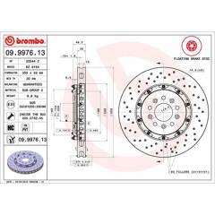 BREMBO Remschijf (per stuk) 8020584997611 on Productcaster.