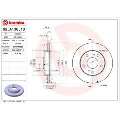 BREMBO Set van 2 remschijven 8020584024386 on Productcaster.