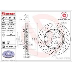 BREMBO Remschijf (per stuk) 8020584039144 on Productcaster.