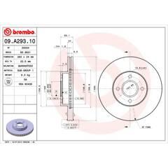 BREMBO Set van 2 remschijven 8020584015339 on Productcaster.