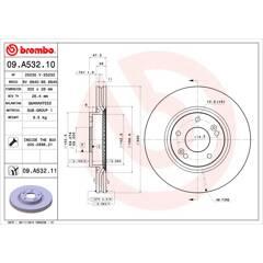 BREMBO Set van 2 remschijven 8020584028483 on Productcaster.