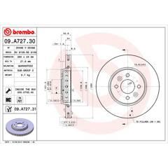 BREMBO Set van 2 remschijven 8020584219966 on Productcaster.