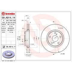 BREMBO Set van 2 remschijven 8020584024430 on Productcaster.