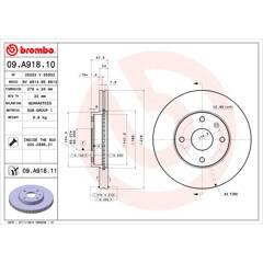 BREMBO Set van 2 remschijven 8020584023754 on Productcaster.