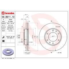 BREMBO Remschijf (per stuk) 8020584210024 on Productcaster.