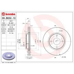 BREMBO Set van 2 remschijven 8020584023914 on Productcaster.