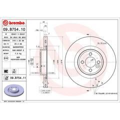 BREMBO Set van 2 remschijven 8020584219676 on Productcaster.