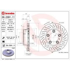 BREMBO Remschijf (per stuk) 8020584037010 on Productcaster.