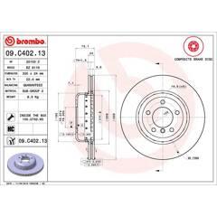 BREMBO Remschijf (per stuk) 8020584238226 on Productcaster.