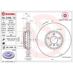 BREMBO Remschijf (per stuk) 8020584039304 on Productcaster.