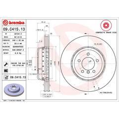 BREMBO Remschijf (per stuk) 8020584238233 on Productcaster.