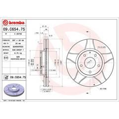 BREMBO Remschijf (per stuk) 8020584310939 on Productcaster.