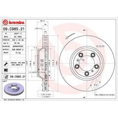 BREMBO Remschijf (per stuk) 8020584239452 on Productcaster.