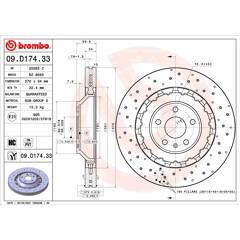 BREMBO Remschijf (per stuk) 8020584316375 on Productcaster.