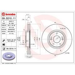 BREMBO Set van 2 remschijven 8020584238998 on Productcaster.