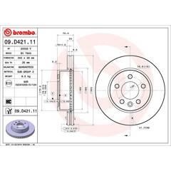 BREMBO Remschijf voor 8020584310885 on Productcaster.