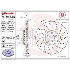 BREMBO Remschijf (per stuk) 8020584238295 on Productcaster.