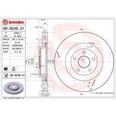 BREMBO Remschijf (per stuk) 8020584232361 on Productcaster.