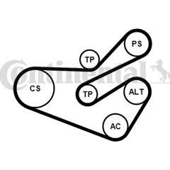 CONTITECH Keilrippenriemensatz 4010858578732 on Productcaster.