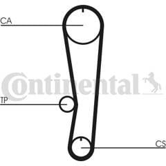 CONTITECH Zahnriemen 4010858030773 on Productcaster.