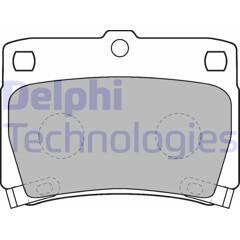 DELPHI Bremsbelagsatz hinten 5012759122129 on Productcaster.