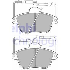 DELPHI Remblokkenset voor 5012759305560 on Productcaster.