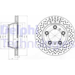 DELPHI Set van 2 remschijven 5012759530764 on Productcaster.