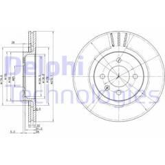 DELPHI Set van 2 remschijven 5012759426753 on Productcaster.