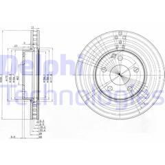 DELPHI Set van 2 remschijven 5012759533505 on Productcaster.