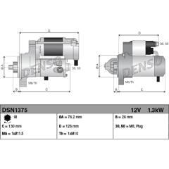 DENSO Starter 8717613056844 on Productcaster.