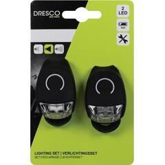 DRESCO Superslank zwart-wit LED-verlichtingskit voor en achter 8711293465132 on Productcaster.