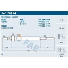 FAE Gloeibougies (per stuk) 8435050616376 on Productcaster.