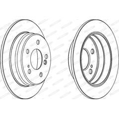 FERODO Bremssatz (2 Bremsscheiben) 5016687112290 on Productcaster.