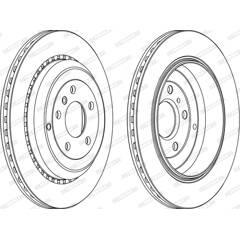 FERODO Bremssatz (2 Bremsscheiben) 4044197535606 on Productcaster.