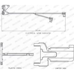 FERODO Slijtindicator (x2) 4044197228713 on Productcaster.