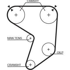 GATES Tandriem 5412571005677 on Productcaster.