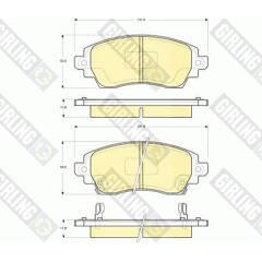 GIRLING Remblokkenset voor 3322937447503 on Productcaster.