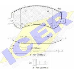 ICER Remblokkenset voor 8424073095794 on Productcaster.