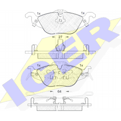 ICER Remblokkenset voor 8424073058102 on Productcaster.