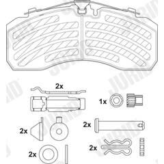 JURID Bremsbeläge vorne 3306437102810 on Productcaster.