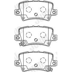JURID Bremsbelagsatz hinten 3306437092593 on Productcaster.