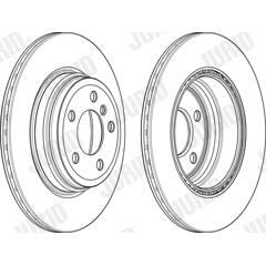 JURID Set van 2 remschijven 4044197985005 on Productcaster.