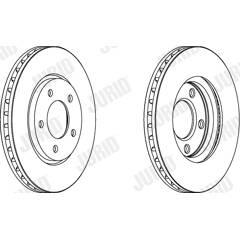 JURID Set van 2 remschijven 4044197964895 on Productcaster.