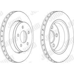 JURID Set van 2 remschijven 4044197965007 on Productcaster.