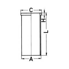 KOLBENSCHMIDT Cilindervoering 8680015002408 on Productcaster.