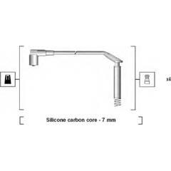 MAGNETI MARELLI Bougiekabels 8001063097633 on Productcaster.