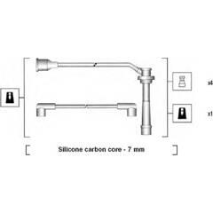 MAGNETI MARELLI Bougiekabels 8001063099354 on Productcaster.