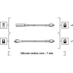 MAGNETI MARELLI Bougiekabels 8001063367125 on Productcaster.